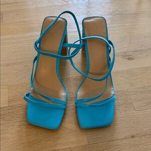 H&M Vibrant Blue Strappy Heels